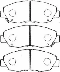 Комплект тормозных колодок, дисковый тормоз AISIN купить
